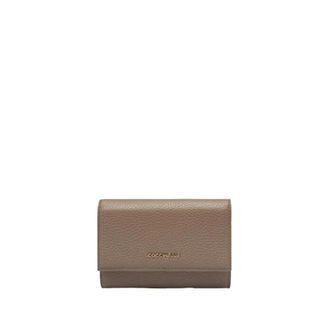 Coccinelle Cartera Met&aacute;lica de Piel Suave - Accessories - Mujer - Beige - ONE SIZE