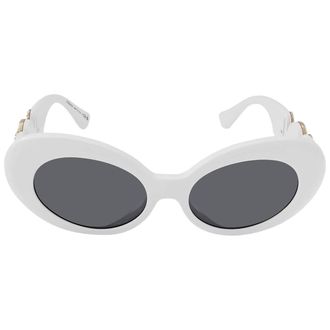 Versace Dark Grey Oval Ladies Sunglasses VE4426BU 314/87 54