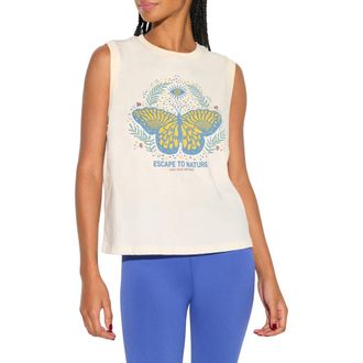 Spiritual Gangster Bowery 222 Nature Graphic Tank in Canvas at Nordstrom Rack, Size X-Large