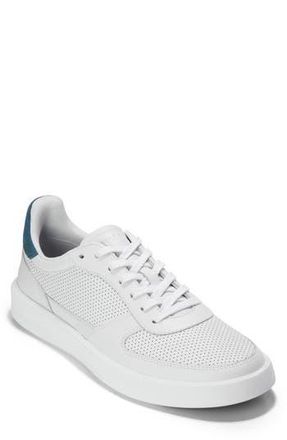 Cole Haan Grand Crosscourt Daily Court Sneaker in Optic White /Indian Teal at Nordstrom Rack, Size 8.5