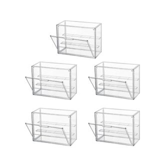 OEM Vitrina De Acr&iacute;lico Transparente 5x, Estante De Exhibici&oacute;n De 3 Niveles, Vitrina Protectora Apilable Con Puerta Magn&eacute;tica Para Figuras