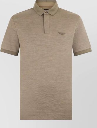 HUGO BOSS polo shirt cotton wool blend style