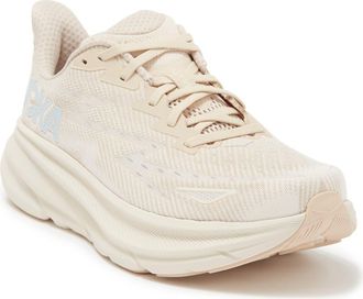 Hoka One One Clifton 9 Running Shoe in Shifting Sand/eggnog at Nordstrom, Size 14