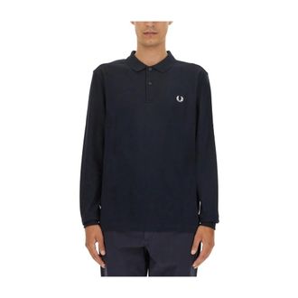 Fred Perry Hombre, Camisetas, Azul, Talla: 2XL