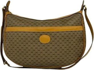 Gucci Pre-owned Old Micro GG Leather Shoulder Bag - - Pre-owned - Donna - Marrone - ONE SIZE