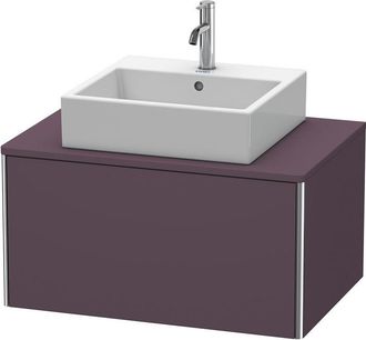 Duravit Mueble Bajo Lavabo Xsquare 400x800x548mm Berenjena Satinada