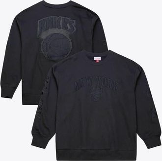 Mitchell & Ness Mens Mitchell & Ness Black New York Knicks Phantom Fleece Sweatshirt at Nordstrom, Size X-Large