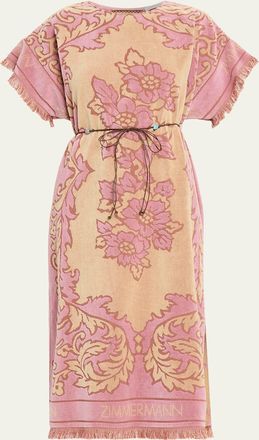 Zimmermann Aster Towel Midi Dress