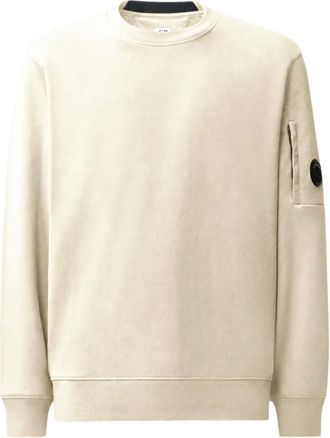 C.P. Company Felpa girocollo Diagonal Raised Fleece - - Sweatshirts & Hoodies - Uomo - Beige - XL