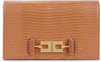 Elisabetta Franchi Mini Crossbody Tas - Dames - Schoudertassen - Bruin - ONE Size - Katoen - Tassen