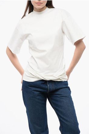 Off-white Effen T-shirt met ronde hals in wit