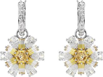 Swarovski Damesoorbellen Geel Idyllia 5683243 - Dames - Oorbellen - Grijs - ONE Size - Accessoires