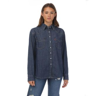 Levi's Dames Levis Donovan Western overhemd in Denim