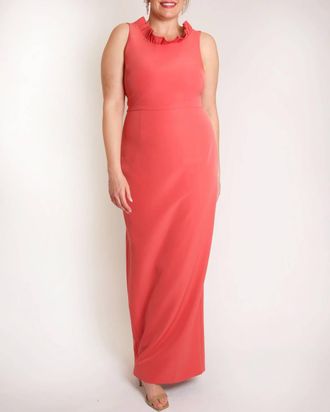 Camilyn Beth Alexandria Sheath Gown In Terracotta