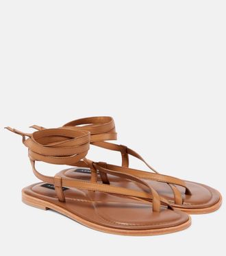 A.Emery Elliot leather thong sandals