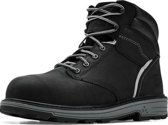 Timberland Titan Tasker 6 Inch Alloy Safety Toe Industrial Work Boots Mens Shoes Black Full Grain : 11.5 D - Medium, Leather/Textile