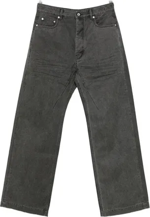 Rick Owens Faded-effect Wide-leg Jeans