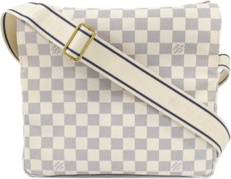 Louis Vuitton Azur Coated Canvas Shoulder Bag (Pre-Owned)