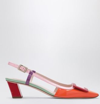 Roger Vivier Belle Vivier Multicolour Patent Slingback