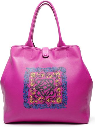 Loewe Purple Tote Bag (Pre-Owned)