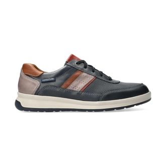 Mephisto Blauwe veterschoen voor heren - Heren - Sneakers - Blauw - 44 1/2 EU - Leer - Schoenen