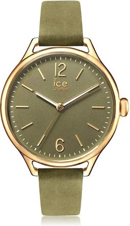 Ice Watch Ice Time - Dames - Horloges - Groen - ONE Size - Leer - Accessoires