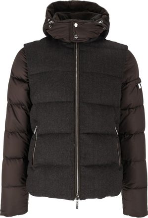 Moorer Casciano-SE9 Moro Padded Wool-Blend Jacket