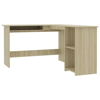 vidaXL Vidaxl - Scrivania Angolare A L Rovere Sonoma 120x140x75cm Multistrato