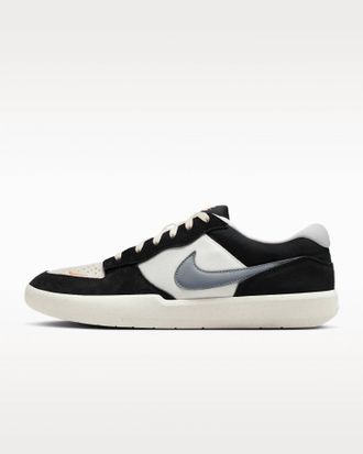 Nike Mens Sb Force 58 Sneaker In Black/cool Grey-Summit White-Sail