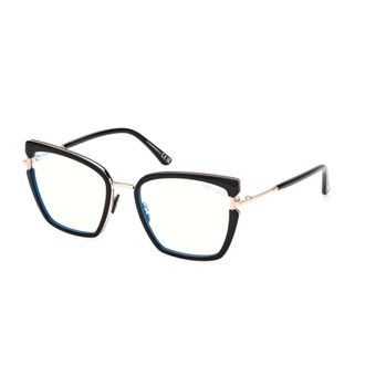 Tom Ford Blue Block Butterfly Opticals - female - Tom Ford - Glasses - Black - 54 MM - Accessories