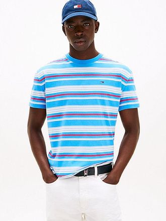 Tommy Hilfiger Mixed Stripe Crew Neck T-Shirt