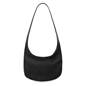 Bottega Veneta Leather Crossbody Bag with Intrecciato Motif