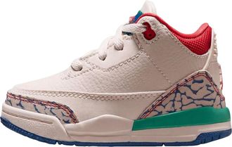 Nike Jordan (TD) Air Jordan 3 Retro Chalk Track Red IO2075-100