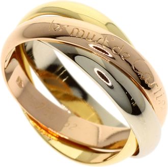 Cartier Yellow Gold (18K) Pink Gold (18K) White Gold (18K) Band Ring (Pre-Owned)