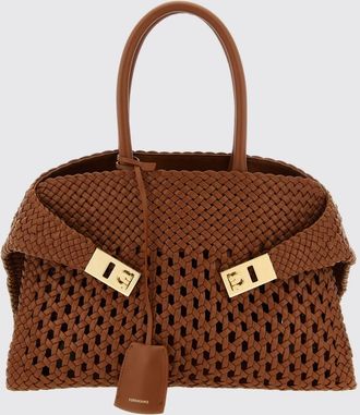 Ferragamo Borsa Hug Ferragamo in nappa intrecciata