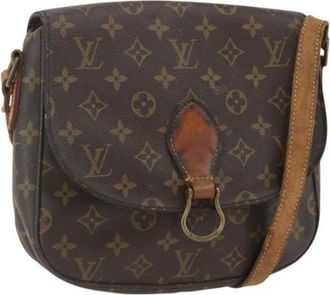 Louis Vuitton Pre-owned Cross Body Bags, female, Brown, Size: ONE SIZE Pre-owned Canvas Cross Body Bag