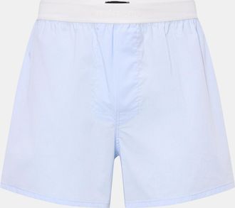 Tom Ford Herren - Boxershorts hellblau/weiß gestreift