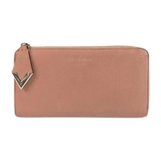 Louis Vuitton Pre-owned Wallets, female, Pink, Size: ONE SIZE Pre-owned Portefeuille Comete Leather Long Wallet