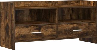 vidaXL Mueble De Tv 100 X 33 X 47 Cm Roble Ahumado Vidaxl