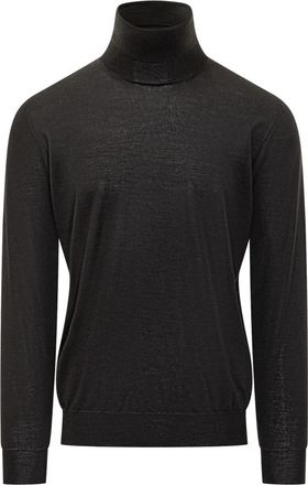 FILIPPO DE LAURENTIIS Dv 1Ml_Lsc 18R Turtleneck Trui - Heren - Coltruien - Zwart - L - Wol - Truien & Vesten