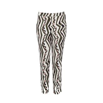 Móveis Conquista Broek met pasvormen en print van Conquista Fashion