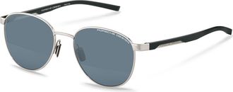 Porsche Design P8945 B Mens Sunglasses Silver Size 54