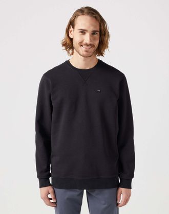 Wrangler Sweatshirt WRANGLER WRANGLER Sweatshirts Sign Off Crew, Herren, Gr. XXL, schwarz, Obermaterial: 100% Baumwolle CO., Sweatshirts Sweatshirt
