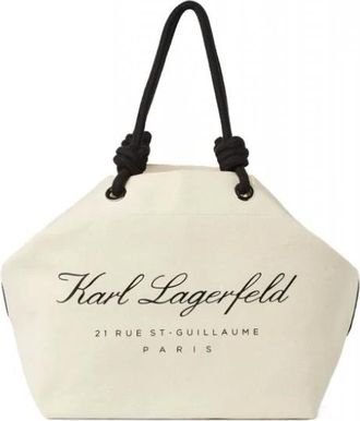 Karl Lagerfeld unisex, Tassen, Beige, Maat: ONE Size Katoen
