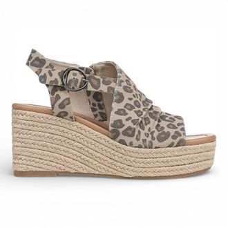 TruClothing Print Wedge Slingbacks Heel Sandals