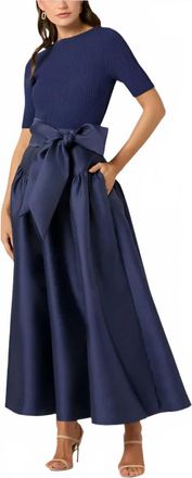 Shoshanna Raquel Dress In Navy