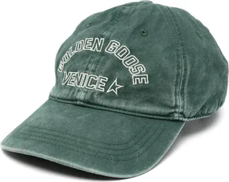 Golden Goose Cappellino da baseball con logo Golden Goose