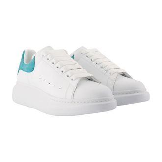 Alexander McQueen Leather Oversized Sneaker - White