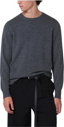 Drumohr Girocollo ML Rasato - Knitwear - Hombre - Gris - 2XL