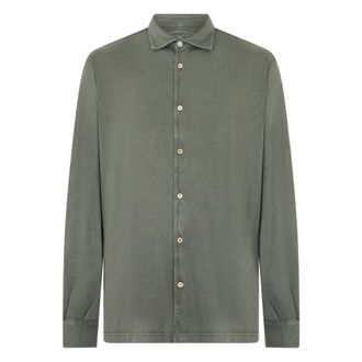 Fedeli Elegant overhemd voor elke gelegenheid - Heren - Casual Overhemden - Groen - 6XL - Katoen - Overhemden